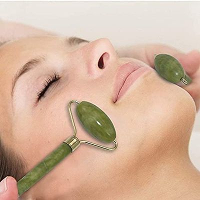 Green Jade Roller For Face Beauty