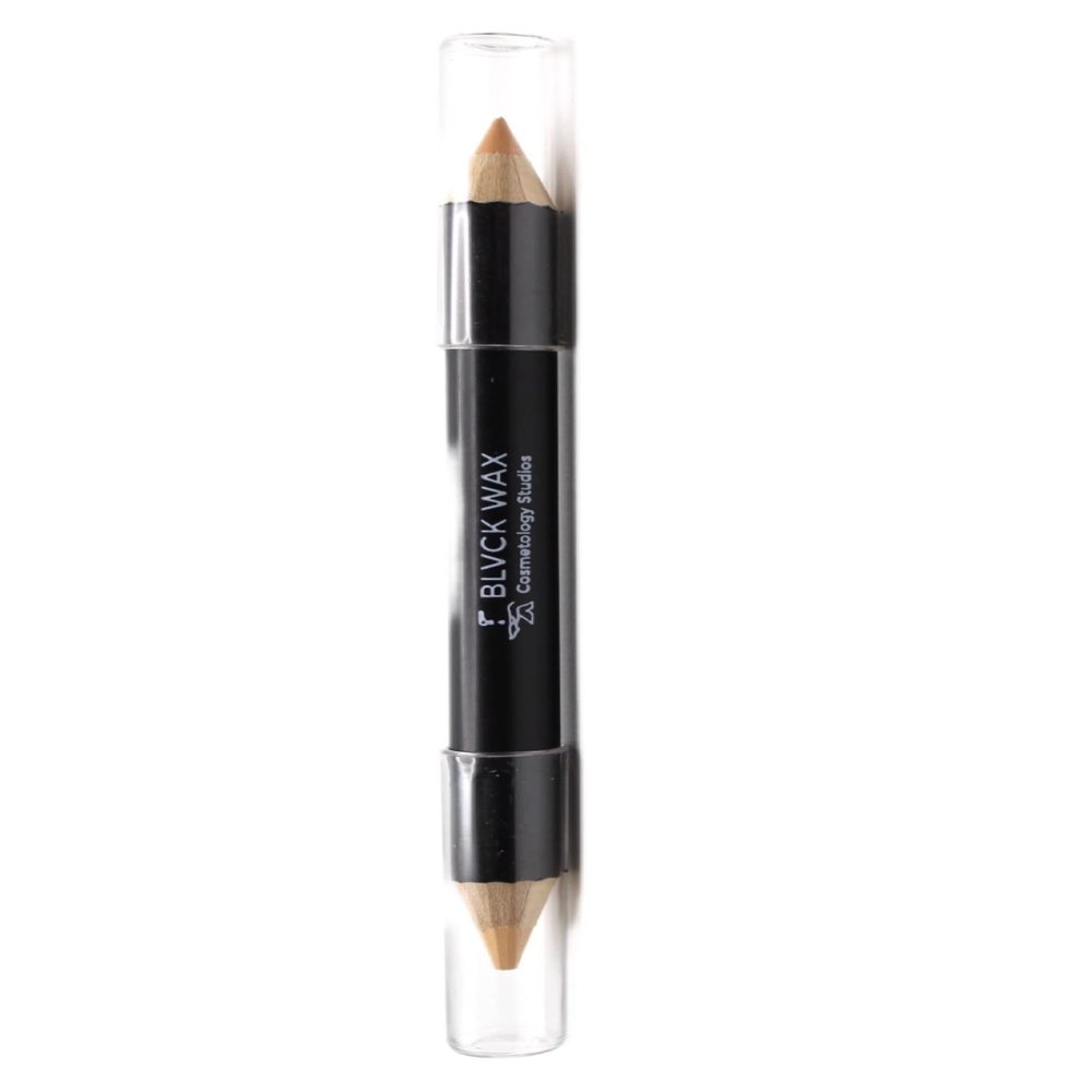 BLVCKWAX Flawless Brows Duo Brow Highlighter & Concealer Pencil for Lifting and Highlighting Eyebrows For All Skin Tones Universal For Multi-Purpose Use Professional Cosmetic Use And Beginner Friendly Perfect For Travel Dual Ended Cream Smooth Luxury