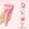 CHOISBEING Ice Roller for Face Shaper Jade Eye Masks for Puffiness Skin Care Tools Facial Cold Comppress for Face Lifting Pink C view 3