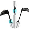 Vibely 2 in 1 Mascara - 5x Longer, Waterproof, 4D Silk Fiber, Dual Brushes for Natural Lengthening and Thickening Eyelashes, Black, No Clumping (1pc) view 1