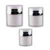 FRCOLOR 3pcs 15ML/30ML/50ML Airless Pump Bottles Refillable Travel Lotion Bottles Vacuum Press Cream Jar Foundation Cosmetic Container Lotion Dispenser for Makeup Lotion Cream view 1