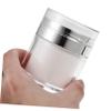 FRCOLOR 3pcs 15ML/30ML/50ML Airless Pump Bottles Refillable Travel Lotion Bottles Vacuum Press Cream Jar Foundation Cosmetic Container Lotion Dispenser for Makeup Lotion Cream view 4