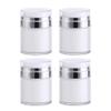FRCOLOR 4pcs 30ML Airless Pump Bottles Refillable Travel Lotion Bottles Vacuum Press Cream Jar Foundation Cosmetic Container Lotion Dispenser for Makeup Lotion Cream view 1