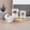 FRCOLOR 5pcs 50ML Airless Pump Bottles Refillable Travel Lotion Bottles Vacuum Press Cream Jar Foundation Cosmetic Container Lotion Dispenser for Makeup Cream view 3