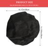 Beaupretty 2pcs Wide Brim Shower Caps for Women Stretchy Bath Hair Wraps for Long Hair Comfortable and Reusable Shower Hats for Curls Braids and Styling view 2
