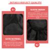Beaupretty 2pcs Wide Brim Shower Caps for Women Stretchy Bath Hair Wraps for Long Hair Comfortable and Reusable Shower Hats for Curls Braids and Styling view 3