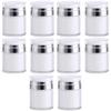 FRCOLOR 10pcs 50ML Airless Pump Bottles Refillable Travel Lotion Bottles Vacuum Press Cream Jar Foundation Cosmetic Container Lotion Dispenser for Makeup Cream view 1