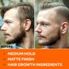 FOLLICLE BOOSTER Hair Growth Pomade - 1 Pack, Infused with Thinning Combating Ingredients, Water-based Cream Formulation, Ethically Sourced, Medium Hold Matte for Men, Styling view 3