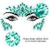 SIQUK 24 Sets Face Jewels Stickers Mermaid Face Gems Rave Face Crystal Rhinestone Face Jewel Gems for Festival Rave Carnival Party view 2