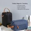 Toiletry Travel Bag for Men Waterproof Travel Toiletry Organizer Bag with Handle Men's Dopp Kit Shaving Bag Large Capacity Storage Bags for Toiletries Accessories and Travel Essentials (Navy) view 3