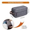 Toiletry Travel Bag for Men Waterproof Travel Toiletry Organizer Bag with Handle Men's Dopp Kit Shaving Bag Large Capacity Storage Bags for Toiletries Accessories and Travel Essentials (Grey) view 4