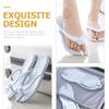Beavorty Womens Slippers 1 pair of Pedicure Slippers Plastic Portable Folding Shower Beach Lightweight Sandals for Salon Spa 37-38 Womens Sandals view 3