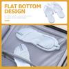 Beavorty 1 pair beach slippers anti slip bathroom slippers bathroom for women pool slipper pedicure men's shower shoes flip-flops for shower plastic men and women Splitter nail view 3