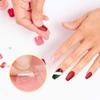 EBANKU 50Sheets Nail Adhesive Tabs with Nail Art Holder Display Stand Set, 50Pcs Acrylic Nails Holder Stand with 10M Double Sided Tape Adhesive Tabs for Press on Nail Sticky view 4