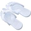 Beavorty Womens Sandals 1 pair of Pedicure Slippers Plastic Portable Folding Slippers Shower Beach Lightweight Sandals for Salon Spa XL 41-42 Womens view 1
