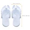 Beavorty Womens Sandals 1 pair of Pedicure Slippers Plastic Portable Folding Slippers Shower Beach Lightweight Sandals for Salon Spa XL 41-42 Womens view 2