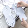 Beavorty Womens Sandals 1 pair of Pedicure Slippers Plastic Portable Folding Slippers Shower Beach Lightweight Sandals for Salon Spa XL 41-42 Womens view 4