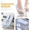 Beavorty Womens Slippers 1 pair of Pedicure Slippers Plastic Portable Folding Shower Beach Lightweight Sandals for Salon Spa S 35-36 Womens Sandals view 3