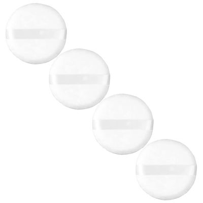 FOMIYES 4pcs Large Powder Puff for Loose Body Makeup Soft Velour Applicator for Smooth Application Safe Lightweight for Daily Use