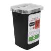 FILFEEL Blade Disposal Box, Disposal Blade Container Barbershop Hair Salon Shaving Knife Blade Disposal Collect Box (Black) view 2