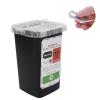 FILFEEL Blade Disposal Box, Disposal Blade Container Barbershop Hair Salon Shaving Knife Blade Disposal Collect Box (Black) view 4