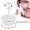 Shaving Brush Kit, Shaving Brush Set, Shaving Stand Bowl Set Professional Shaving Soap Bowl Brush Holder Safety Stand Kit for Men view 3
