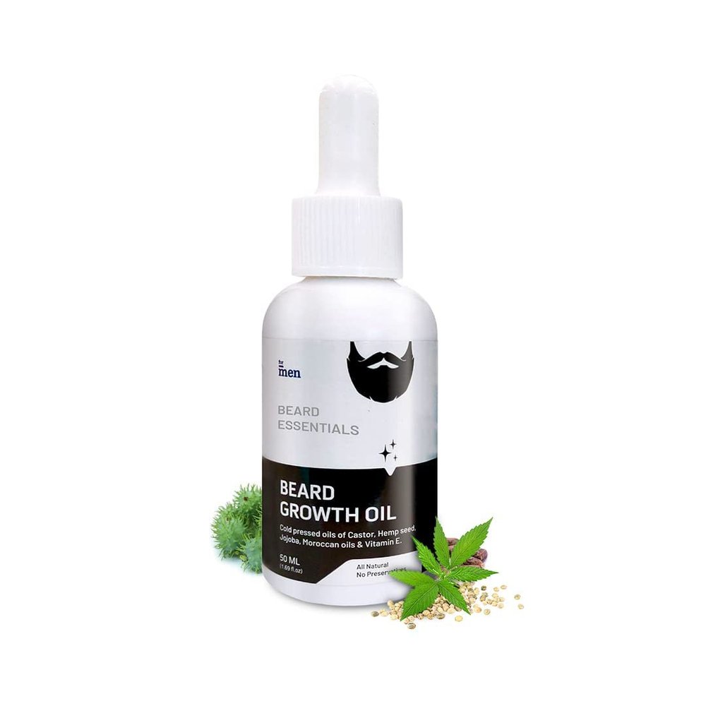 Gamium Beard Growth Oil | 4X Beard Essentials for Thicker and Fuller Beard With 100% Natural Beard Oil for Men 50 ml Pack of 1