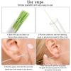 Maitys 360 Pieces Ear Hole Floss Piercing Cleaner Floss Disposable Piercing Aftercare Cleaning Line Ear Hole Care Cleaning Tool for Women Men(Green, Purple, Blue) view 3