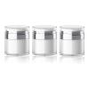 3Pack Cream Jar Vacuum Bottle - Airless Pump Jar Refillable Travel Cream Empty Bottle Lotion Pump Containers Portable Airless Pump Bottle - Pump Jars Container for Creams, Gels & Lotions view 1
