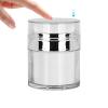 3Pack Cream Jar Vacuum Bottle - Airless Pump Jar Refillable Travel Cream Empty Bottle Lotion Pump Containers Portable Airless Pump Bottle - Pump Jars Container for Creams, Gels & Lotions view 2