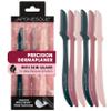 JAPONESQUE Precision Dermaplaner Facial Razors  2pk 6 Piece Set, Eyebrow and Facial Hair Single Blade Razors for Women and Men, 2pk, 6ct. view 1