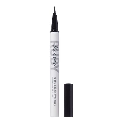 Ruby Kisses Party Proof Eyeliner, Pastel Colors Premium Felt-tip Waterproof Long-lasting Eyeliner (Pitch Black)