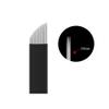 3 Row 28Pins Slanted Microblading Shading Needle Blades Lip Blush Dia 0.2 MM Permanent Makeup Manual Eyebrow Tattoo Supplies 50pcs view 2