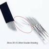 3 Row 28Pins Slanted Microblading Shading Needle Blades Lip Blush Dia 0.2 MM Permanent Makeup Manual Eyebrow Tattoo Supplies 50pcs view 3