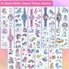 CHARLENT Glitter Tattoos for Girls - 110 PCS Glitter Temporary Tattoos for Girls Birthday Party Favors Goodie Bag Fillers view 2