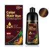 Instant Chestnut Hair Color shampoo, Chestnut Brown Hair Dye Shampoo 3 in 1 for Women Men, Herbal Brown Hair Shampoo, Dark Hair Colors in Minutes 500ml view 1
