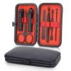 Manicure Set-Stainless Steel Nail Care Set-Professional 7 in 1 Ingrown Toenail Clipper Grooming Tool-Pedicure Kit & Toe Nail Cutter-Thick Nail Scissors Toiletries with Cuticle Trimmer (Black) view 1
