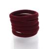 My Lello Large Thick Premium Elastic Ponytail Holder Seamless Hair Bands Maroon Burgundy 100pcs view 1