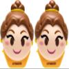 Lip Smacker Disney Beauty And The Beast Belle Emoji Flavored Lip Balm, Belle, Last Rose Petal, Clear, For Kids (Pack of 2) view 1