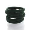 My Lello Large Thick Premium Elastic Ponytail Holder Seamless Hair Bands Moss Green 100pcs view 1