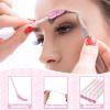52PCS Lash Shampoo Bottles Brushes Set, 10pcs Foam Pump Dispenser, Lash Cleaning Brush, Eyelash Extension Tube Brush, Instructions Cards, Lash bags, 2pcs Eyelash Stickers for Business Clients (pink) view 2
