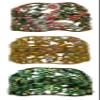 Set of 3 JCGY Crystal Hair Holder Ponytail Barrettes 2 Designs YY86900-4autumnG-5brnGrn view 1