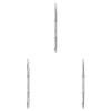 e.l.f. Precision Dual-Sided Eyebrow Brush, Synthetic (Pack of 3) White view 1