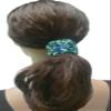 Set of 3 JCGY Crystal Hair Holder Ponytail Barrettes 2 Styles YY86900-4blue-5roseBrn-3 view 3