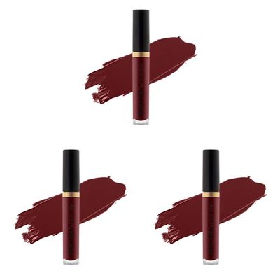 Black Radiance Perfect Tone Matte Liquid Lipstick Lip Crme Pretty Sexy (Pack of 3)