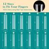 504PCS 3XL Tapered Square Nail Tips, No C Curve Flat Half Cover Extra Long False Nail Tips Fake Nail Extension for Nail Salon Home DIY,12 Sizes view 4