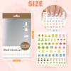 24 Sheets Nail Stickers Nail Art for Women Girls Cherry Fruit Yellow Duck Rabbit Cute Animals Self Adhesive DIY Design Printing Kids Nail Stickers Spring Nail Decoration Decals 1 Tweezers view 3