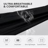 AIRSEE Premium UPF 50+ UV Protection Gloves for Gel Manicures - Fingerless Design for Professional Solon & Home Use, Anti UVA/UVB, Breathable Cool Tech Gloves for UV Lamp & Sun Protection (Black) view 3