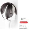 3D Eight-character Bangs 1PC Synthesis Wig Middle-part Bangs Hair Extensions Clip In Forehead Seamless Oblique Bangs Hair Accessories(Dark Brown) view 3