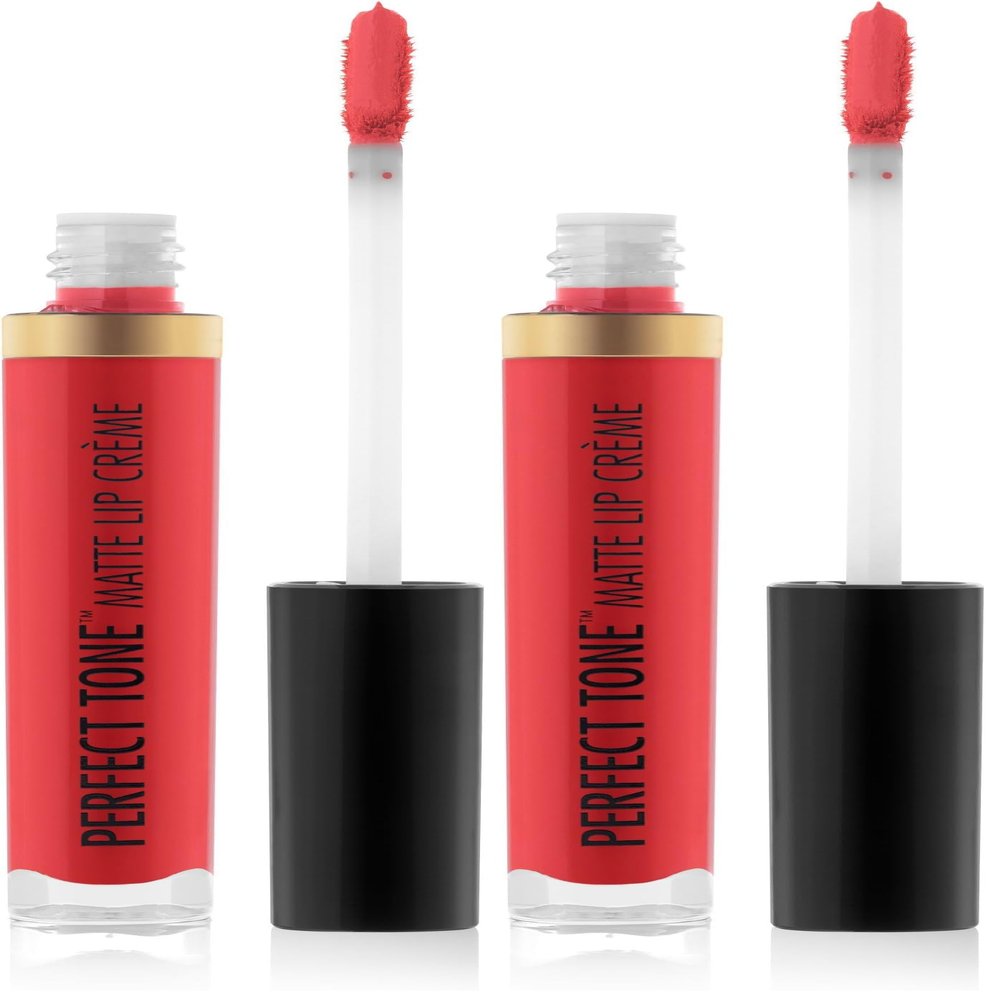 Black Radiance Perfect Tone Matte Lip Crme Rogue Red (Pack of 2)